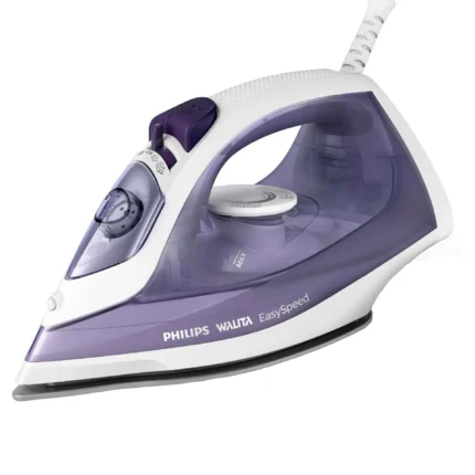Ferro de Passar a Vapor Philips Walita EasySpeed GC1752 1400W com Modo Eco - Branco/Roxo - 220 Volts
