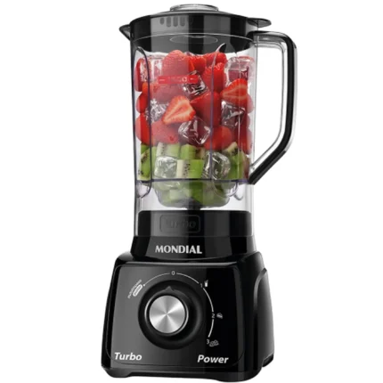 Liquidificador Mondial Turbo Power L99FB 2,2L 550W 3 Velocidades - Preto - 220 Volts